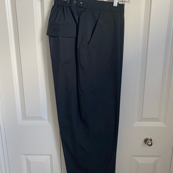 FootJoy DryJoy Red and Black Rain Jacket Windbreaker and Matching Pants - Picture 8 of 11